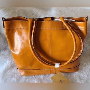 PATRICIA Nash Leather Mallory Multi Pocket Tote
